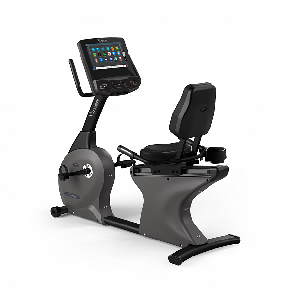 VF22_R600E recumbent_TOUCH_Matte Blk APPS_hero_1с